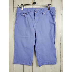 Celebrity Pink Girl’s Jean Capri Pants Sz 16 Deep Periwinkle Nice